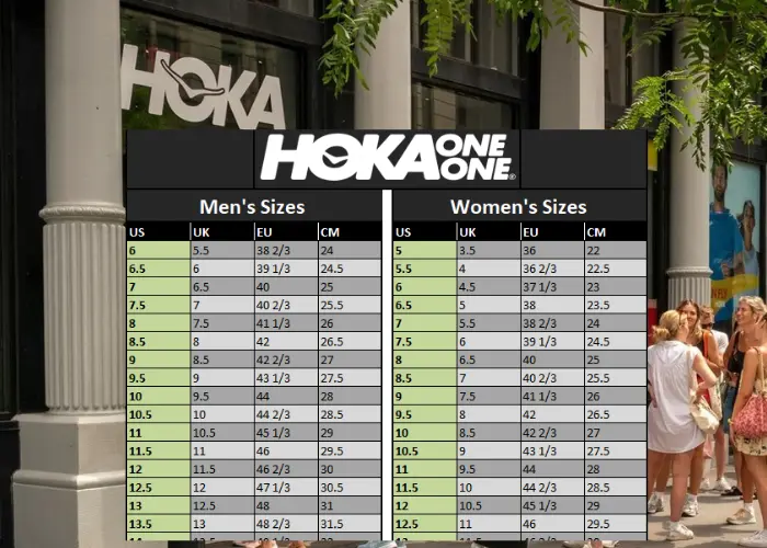 True to Size? Run big or small? The Hoka Debate With Size Chart